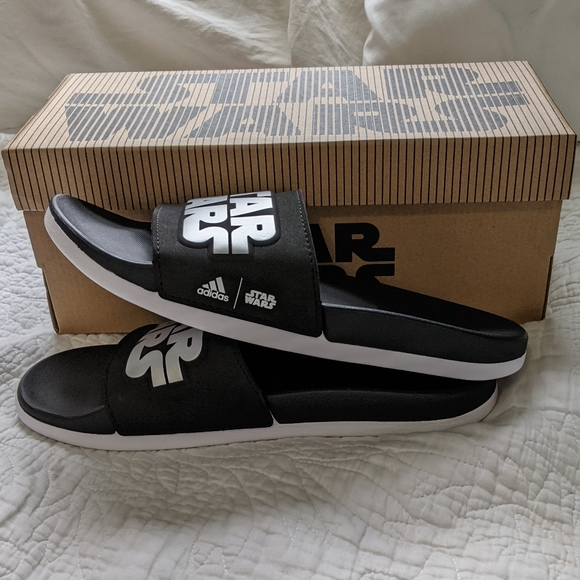 Adidas x Star Wars Pool Slide Sandals Size 5 New In Box - Picture 5 of 6